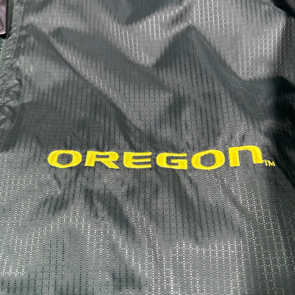 Nike Jacket Mens 2XL Green Oregon Ducks Hooded Quilted Parka Full Zip Sideline - Picture 4 of 14